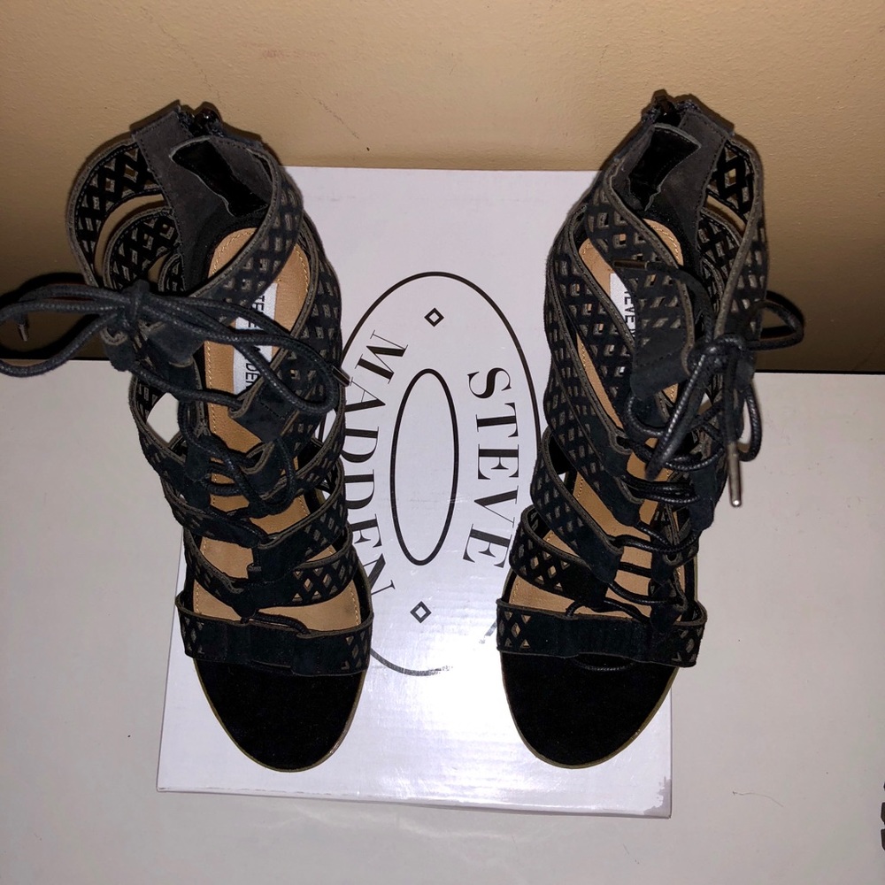 Nwt Steve Madden “ Delphine “ Strappy Gladiator S… - image 6